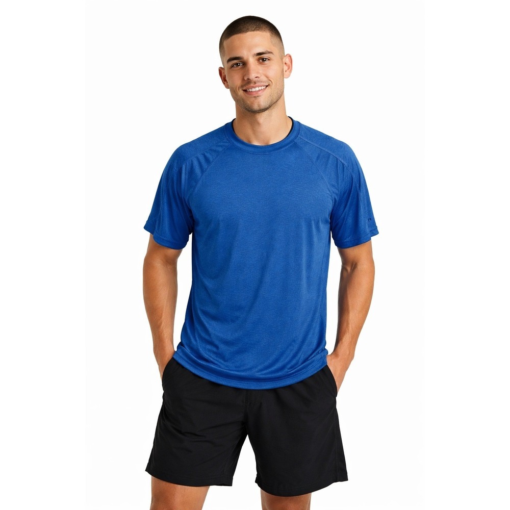 Paradox Blue Drirelease FreshGuard Performance Short Sleeve T-Shirt Base Layer L